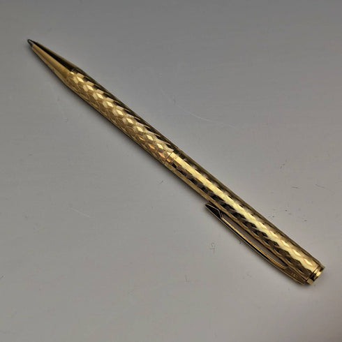 米国ヴィンテージ シェーファー 万年筆 ゴールドプレート 万年筆 ・ボールペンセット ケース入